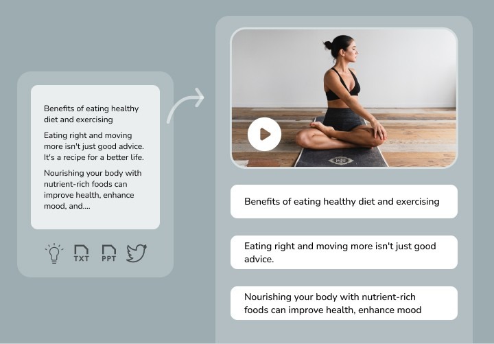 Input text into Fliki interface